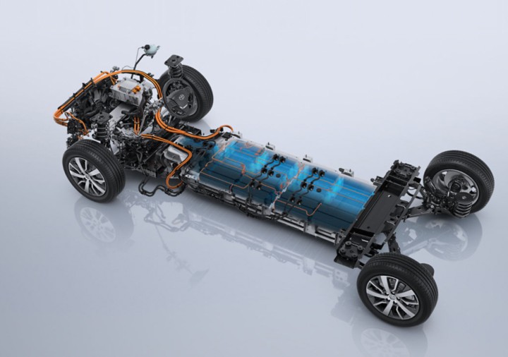 Illustration Batterie & Ladekabel im Fahrzeug Baukasten