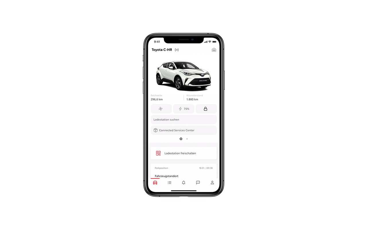 MyToyota App Screenshot