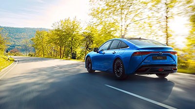 Toyota Mirai am Fahren