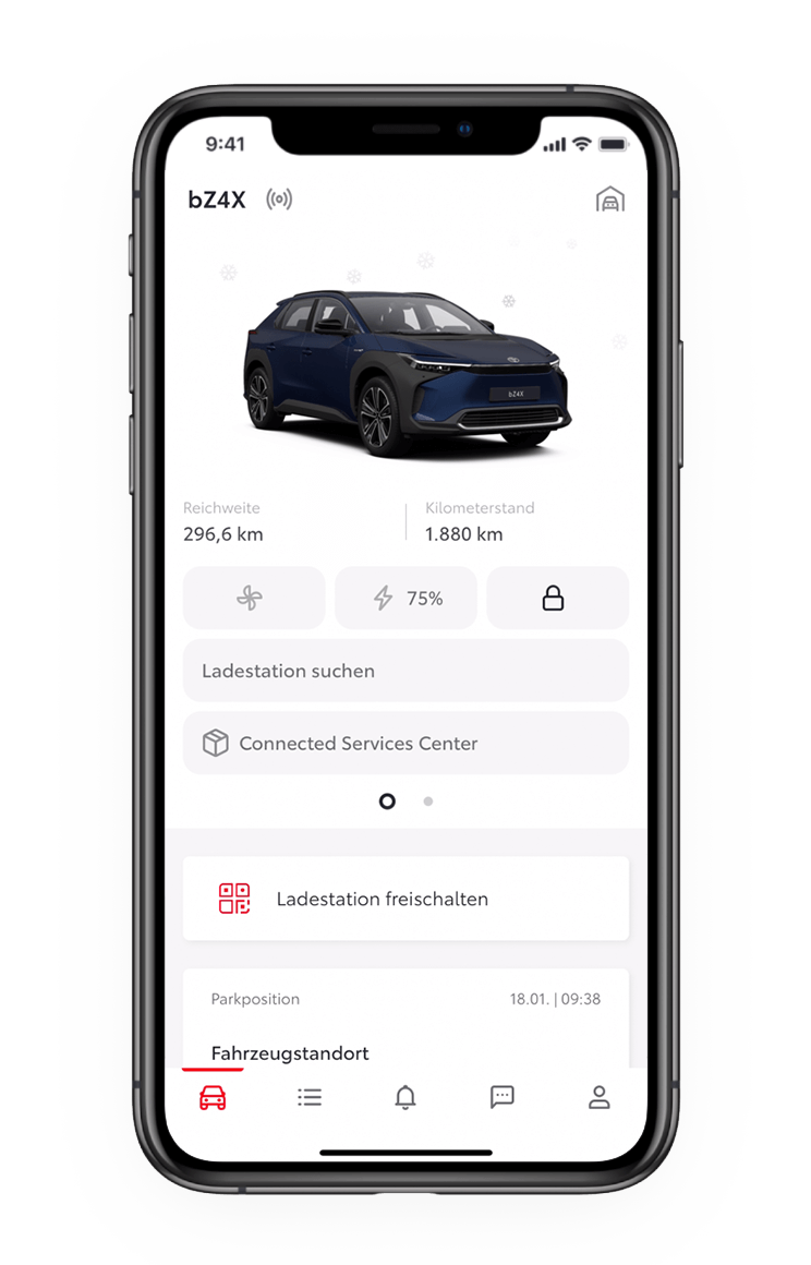 MyToyota App Wasserstoff