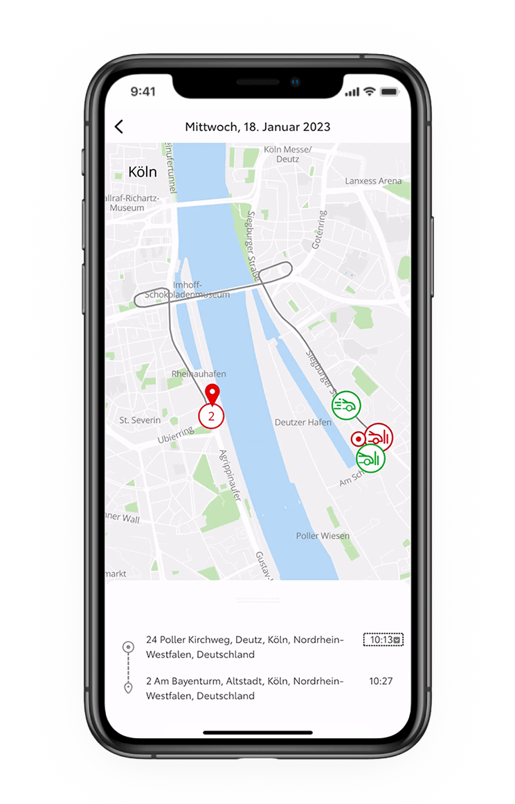 MyToyota App Wasserstoff