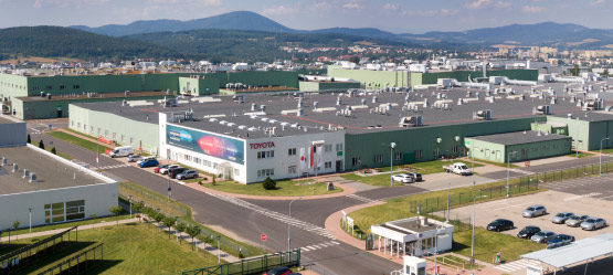 Toyota Motor Manufacturing Poland Sp.zo.o in Walbrzych, Polen